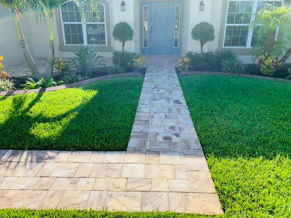 walkway pavers installer brevard county florida