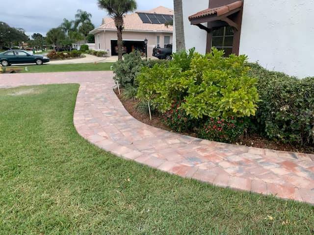 walkway pavers installer brevard county florida