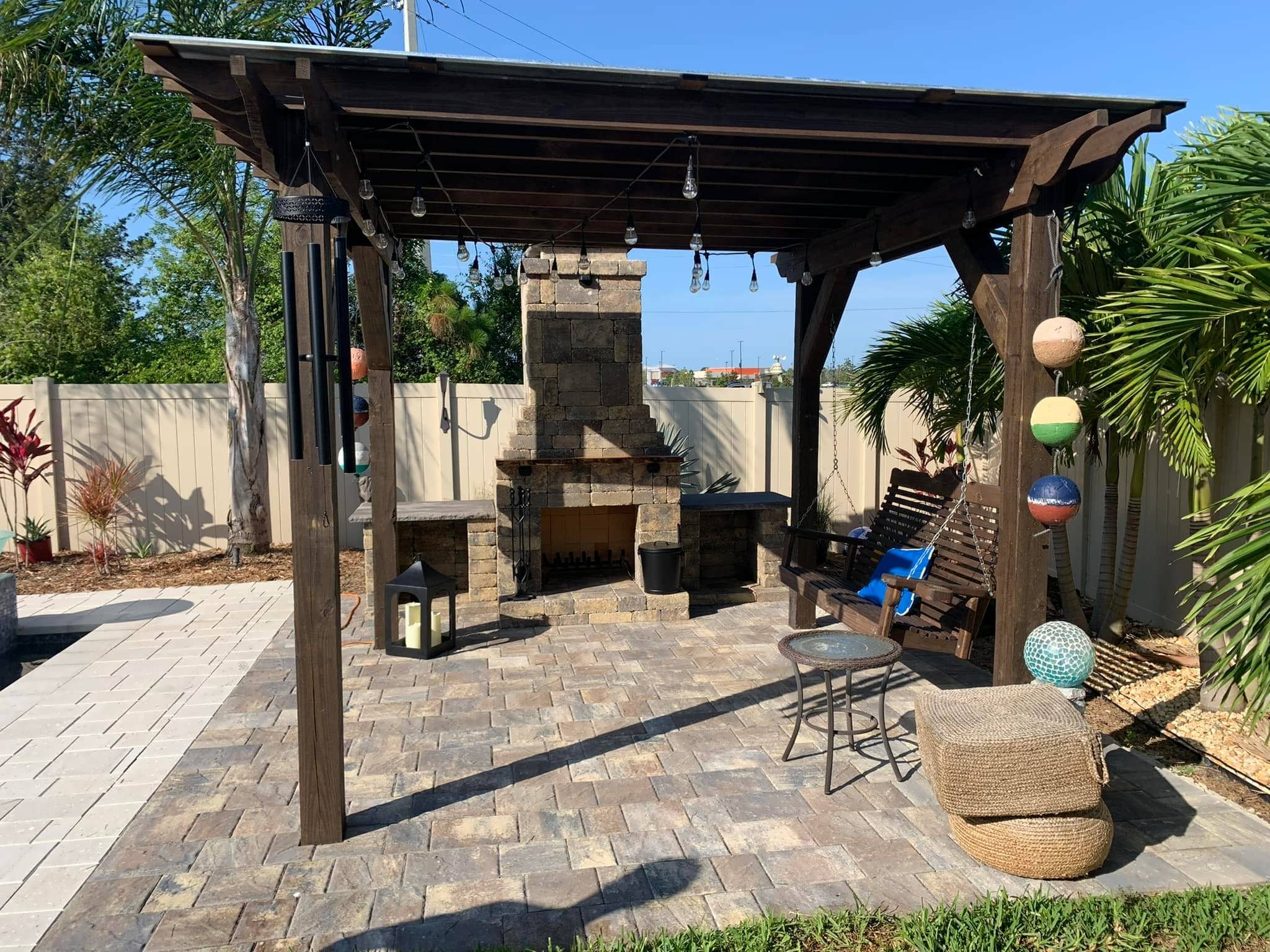 pergola installation in brevard county