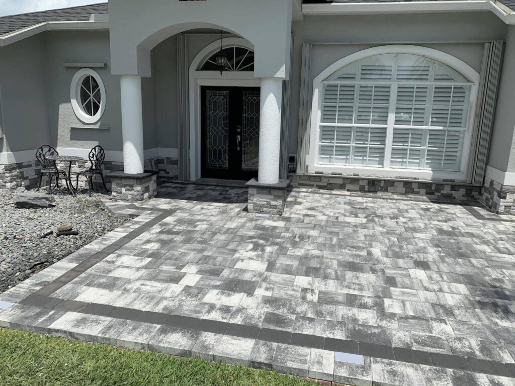 Front Entrance Pavers