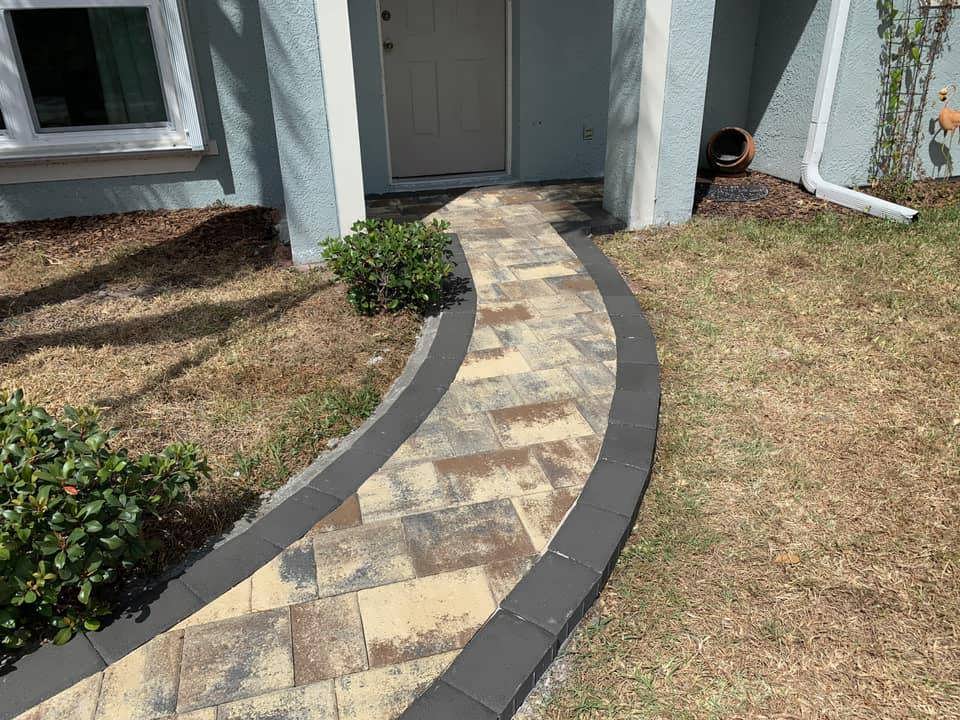 walkway pavers installer brevard county florida