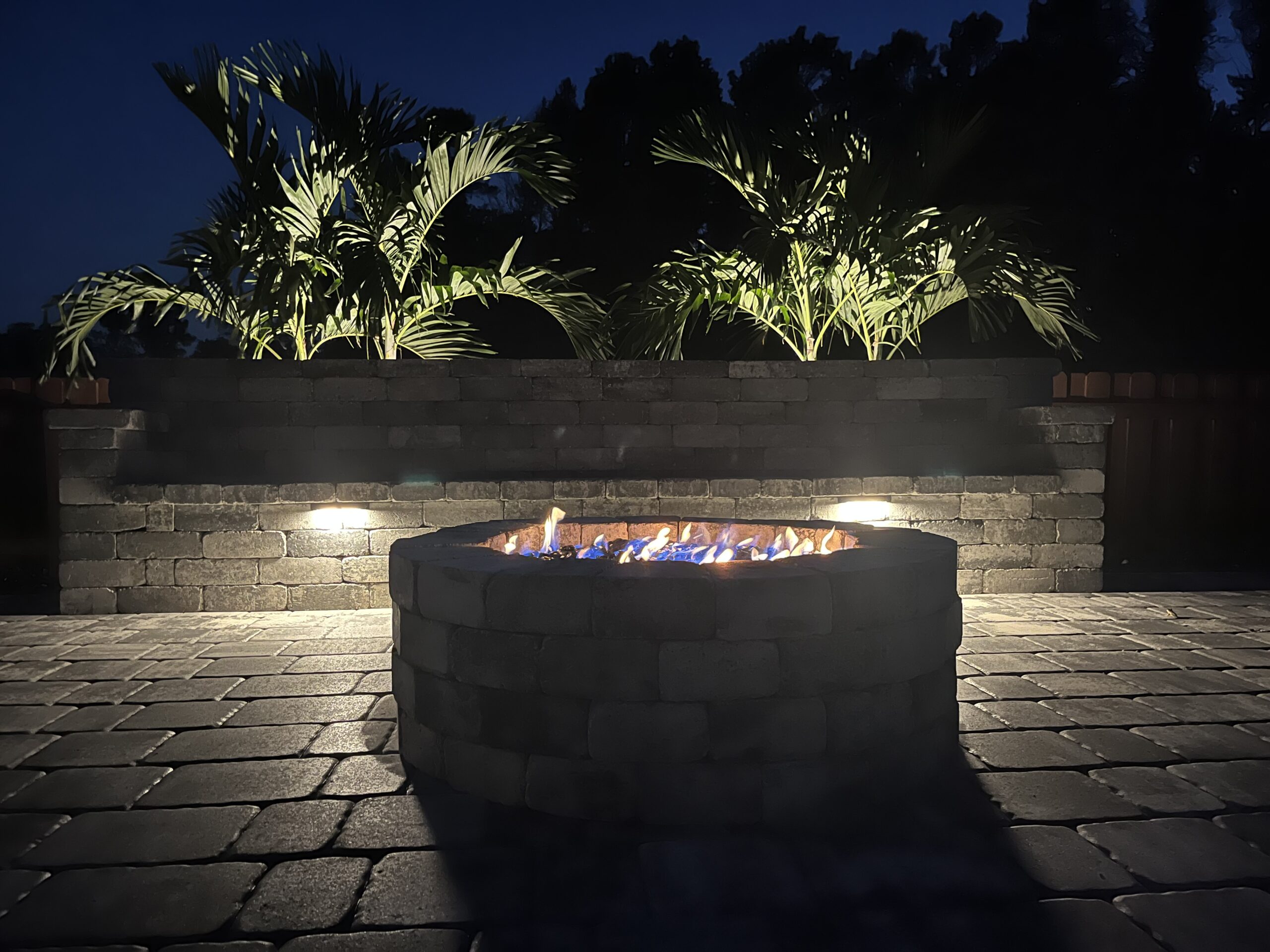 brevard fire pit pavers