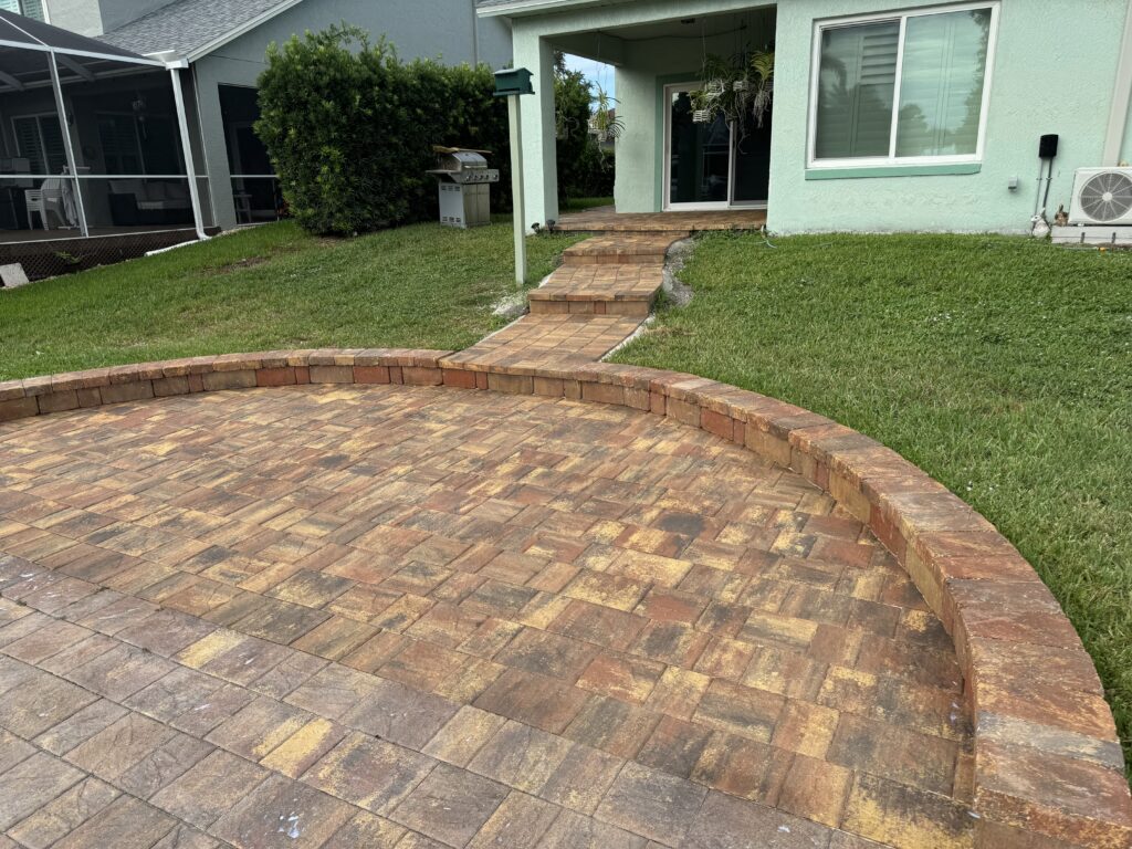 backyard pavers Brevard County, Florida