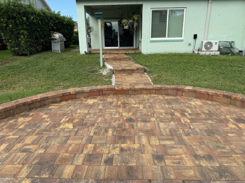 backyard pavers Brevard County, Florida