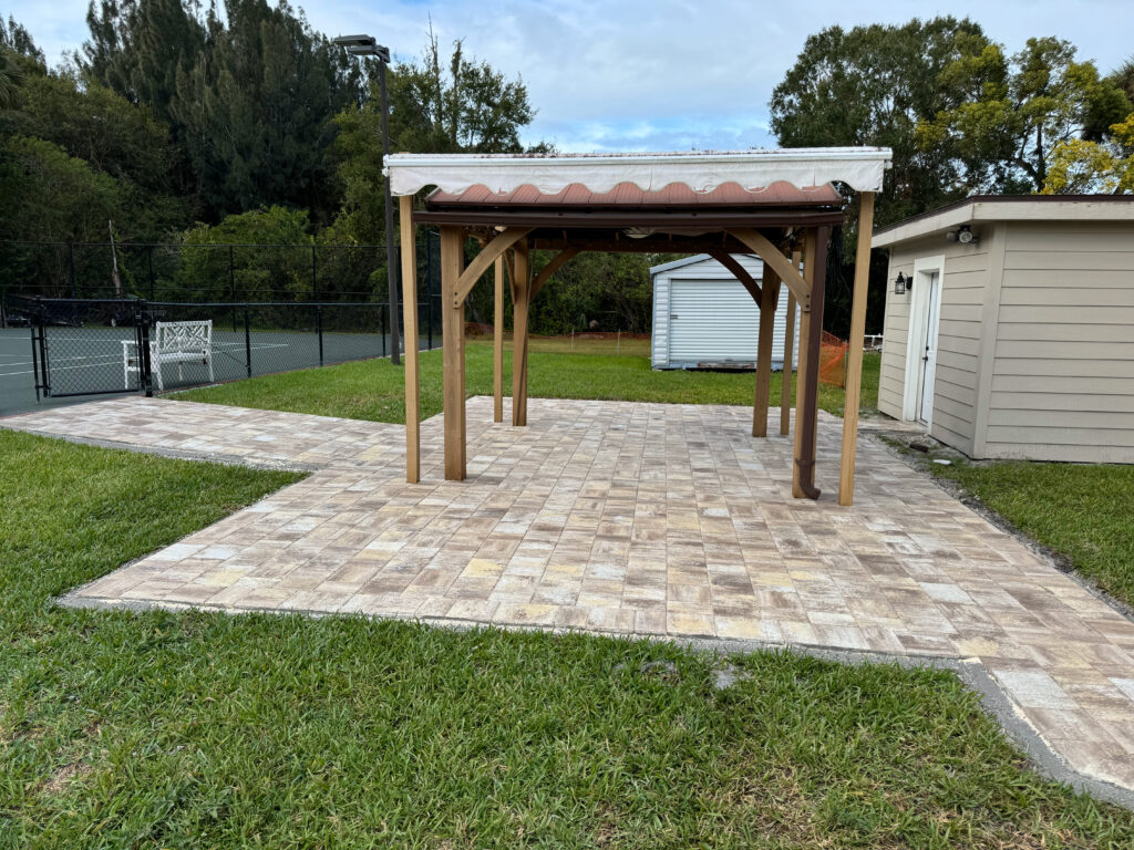 Backyard patio pavers Brevard County, Florida