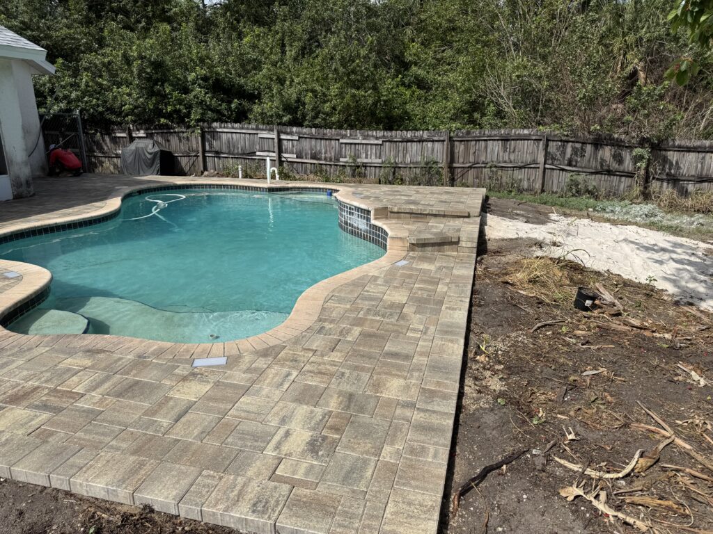 pool deck pavers installation Malabar Florida