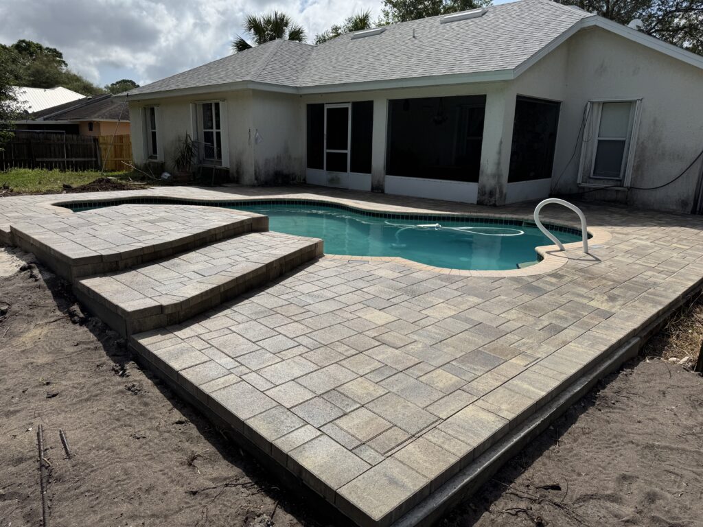 pool deck pavers installation Malabar Florida