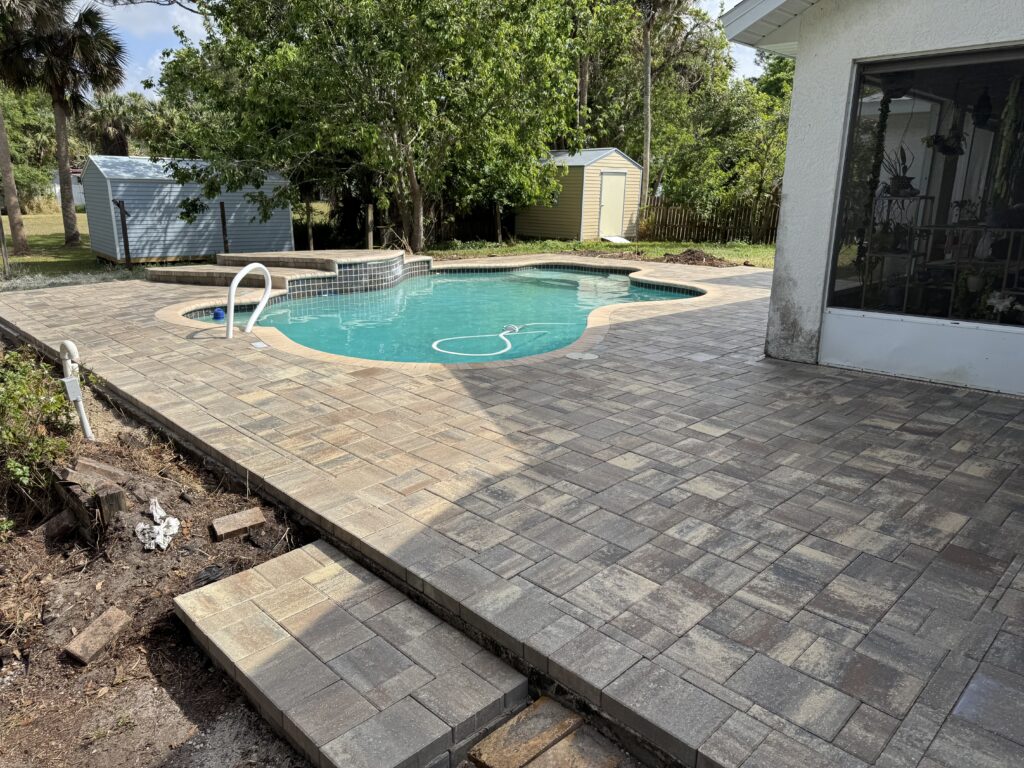 pool deck pavers installation Malabar Florida
