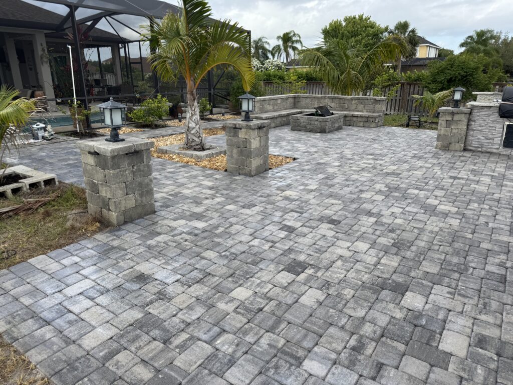 pavers installation Malabar Brevard County Florida Backyard pavers installation Malabar Brevard County Florida